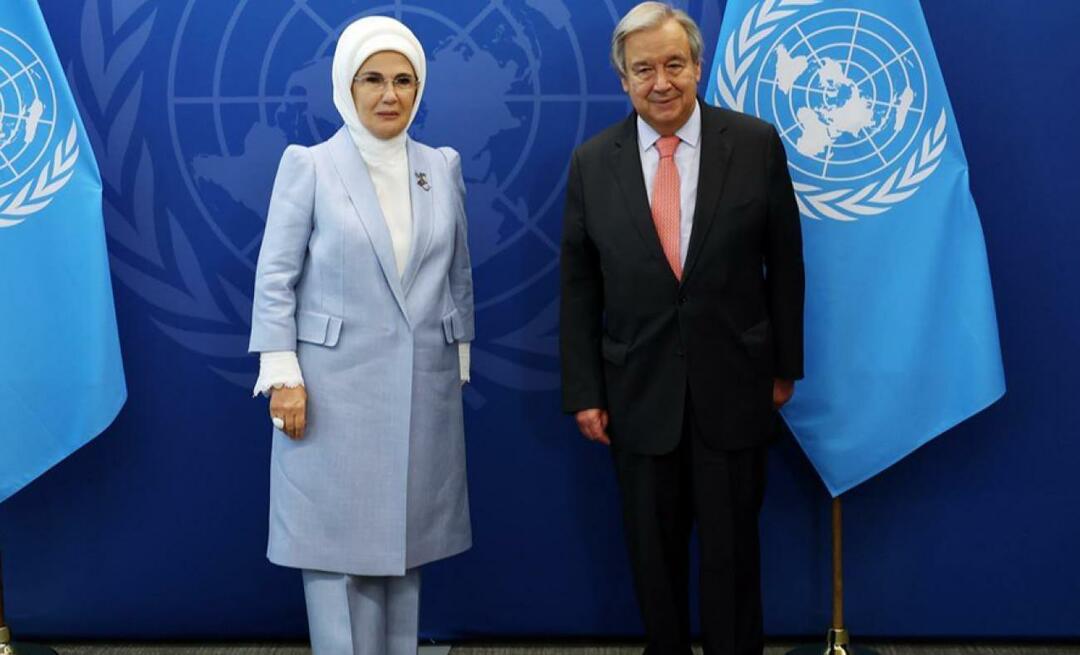Emine Erdoğan'a BM'den davet! Sıfır Atık Projesi'ni dünyaya duyuracak