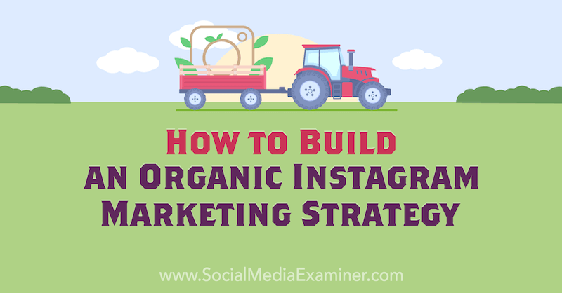 Corinna Keefe tarafından Social Media Examiner'da Organik Instagram Pazarlama Stratejisi Nasıl Oluşturulur.