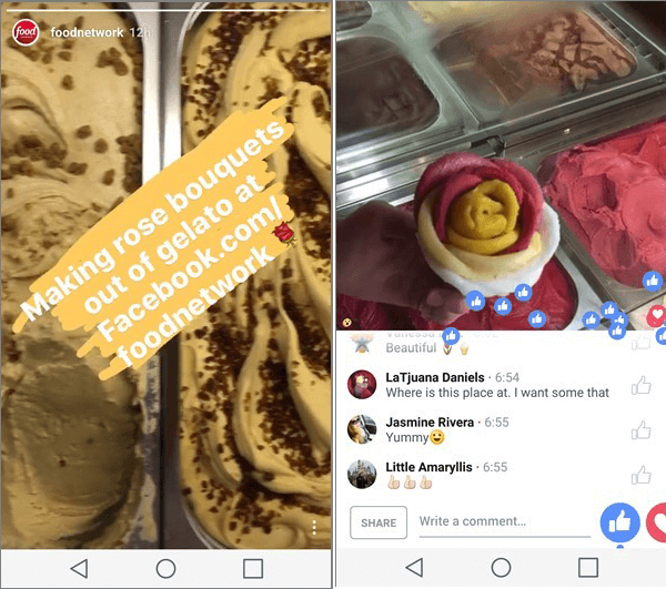instagram hikayeleri yemek ağı