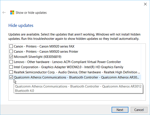 Windows 10: (KB3073930) Yardımcı Programı ile Otomatik Windows Güncellemelerini Engelle