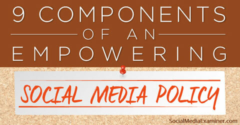 bir sosyal medya politikası yazın