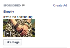 facebook reklamı shopify