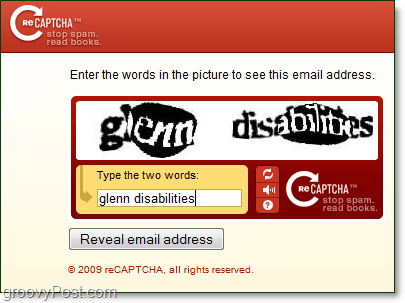 e-posta adresinizi botlardan korumak ve gizlemek için bir captcha hizmeti kullanma