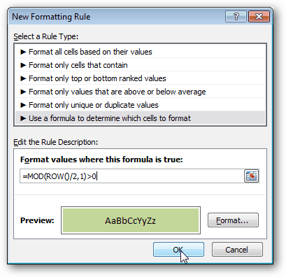 excel-bantlı-satırlar-ok