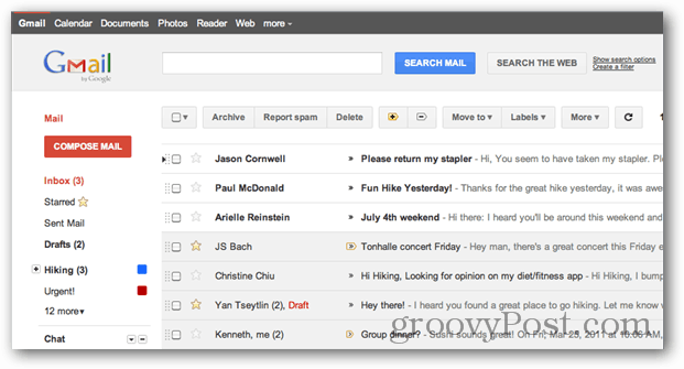 Gmail kullanıcı arayüzü yeniden tasarımı
