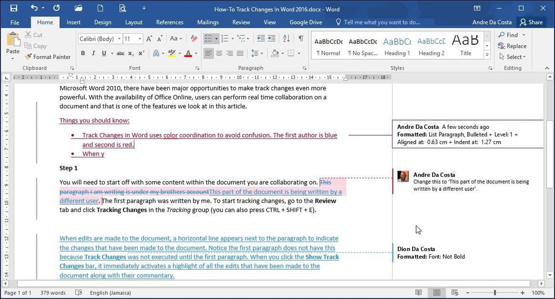 Microsoft Word Belgeleri'ndeki Değişiklikler Nasıl İzlenir