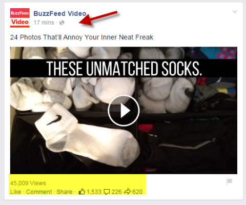 facebook'ta buzzfeed video video yayını