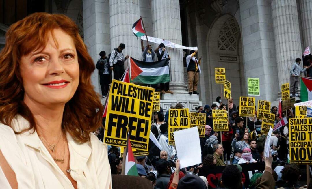 New York Filistin için ayağa kalktı! Susan Sarandon İsrail'e meydan okudu: Özgür olma zamanı