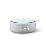 Yepyeni Echo Dot (3.Nesil) - Saati ve Alexa özellikli akıllı hoparlör - Sandstone