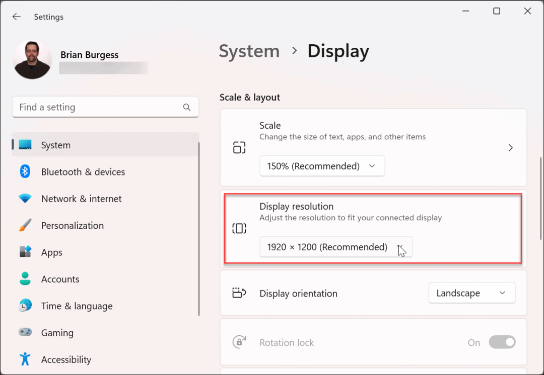 Windows 11'de Ekran Çözünürlüğünü Değiştirin