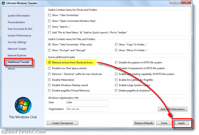 Windows 7 Kısayol Simgesi Ok Yer Paylaşımı Nasıl Kaldırılır