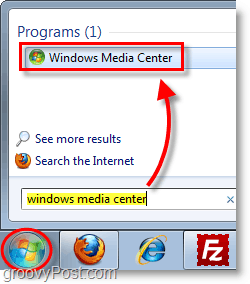 Windows 7 Media Center - Windows Media Center'ı açın