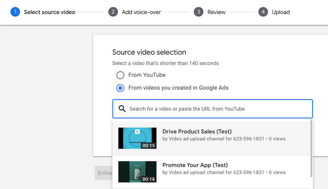 youtube-square-video-ads-kullanarak-google-ads-asset-library-templates-source-video-selection-add-voice-over-example-11 ile nasıl-ürün-satışlarını artırılır