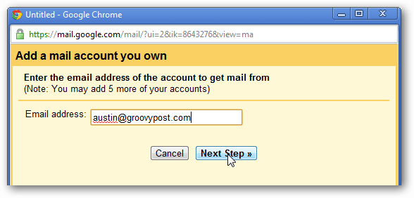E-posta adresi ekle