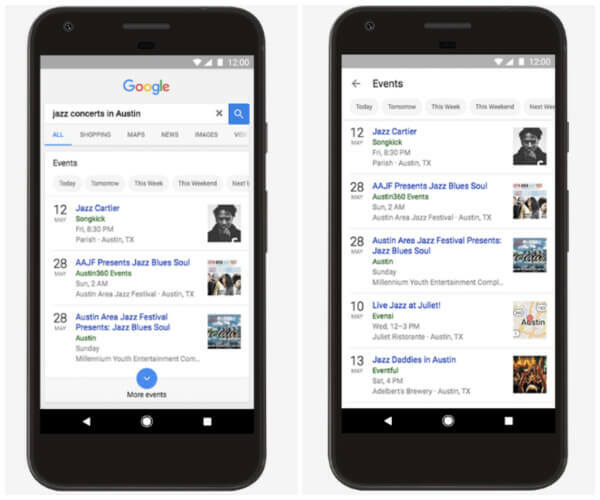 Google, web'de arama yapanların yakınlarda olup bitenleri şimdi veya gelecekte daha kolay bulmalarına yardımcı olmak için uygulamasını ve mobil web deneyimini güncelledi.