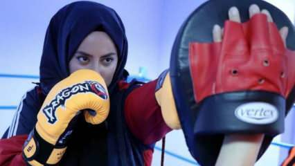 Elazığlı kadınlar Kick boks yaparak hem kendini savunmayı öğreniyor hem de stres atıyor!
