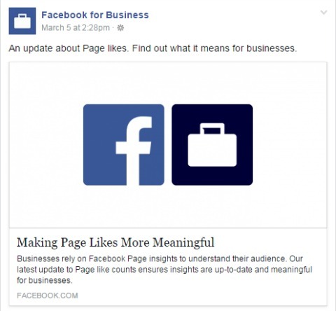 Facebook İşletme Sayfası Beğenileri