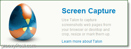 Talon, ekran görüntüsü yakalamaları için bir tarayıcı eklentisidir