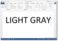 Office 2013 renk temasını değiştir - açık gri tema