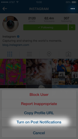 Instagram Gönderi Bildirimleri Ekliyor