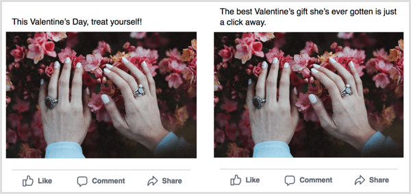 Facebook reklam metni