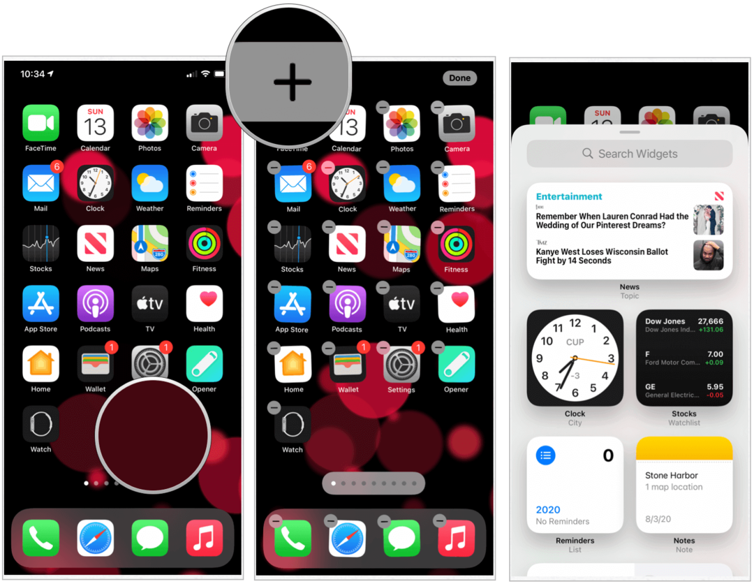 iOS 14 widget ayarları