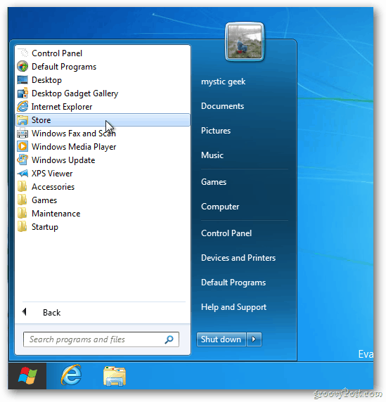 Başlat Menüsü Windows 8