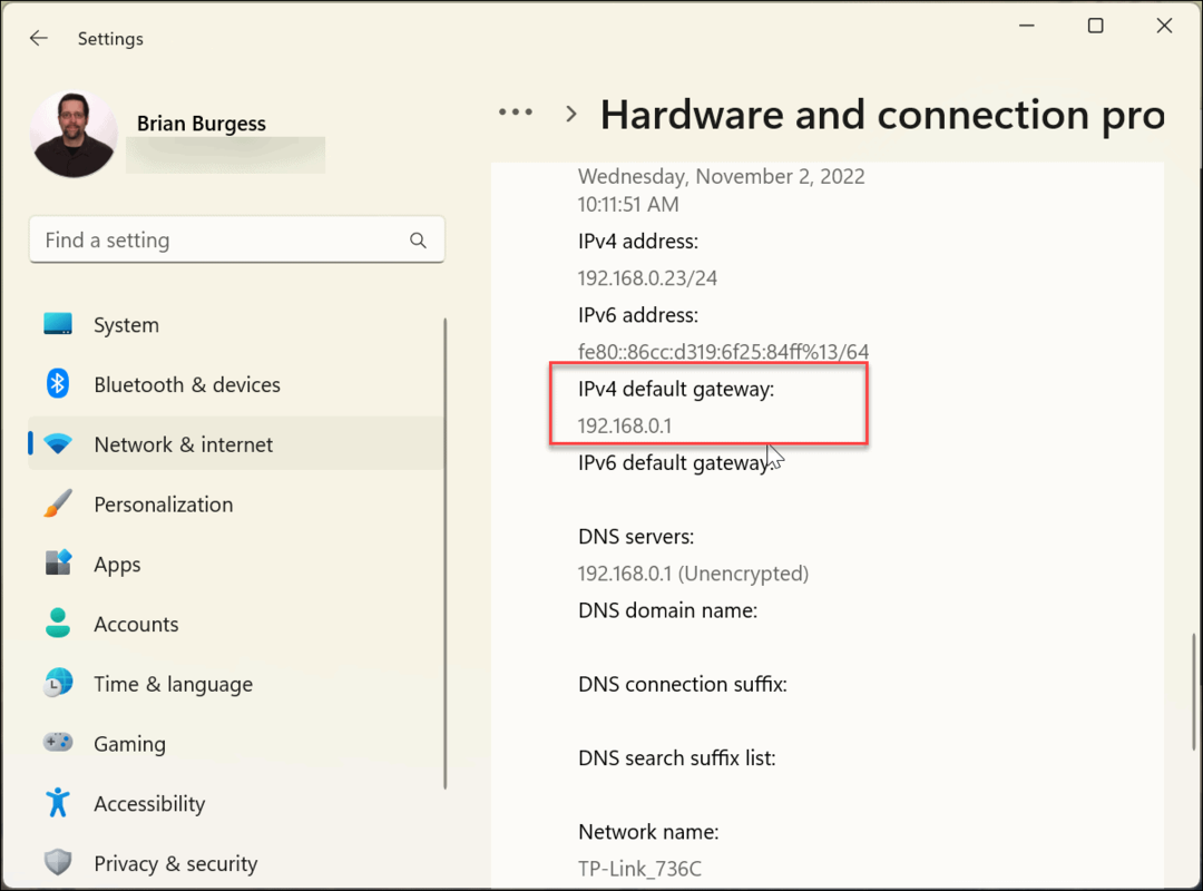 Windows 11'de Yönlendirici IP Adresinizi Bulun