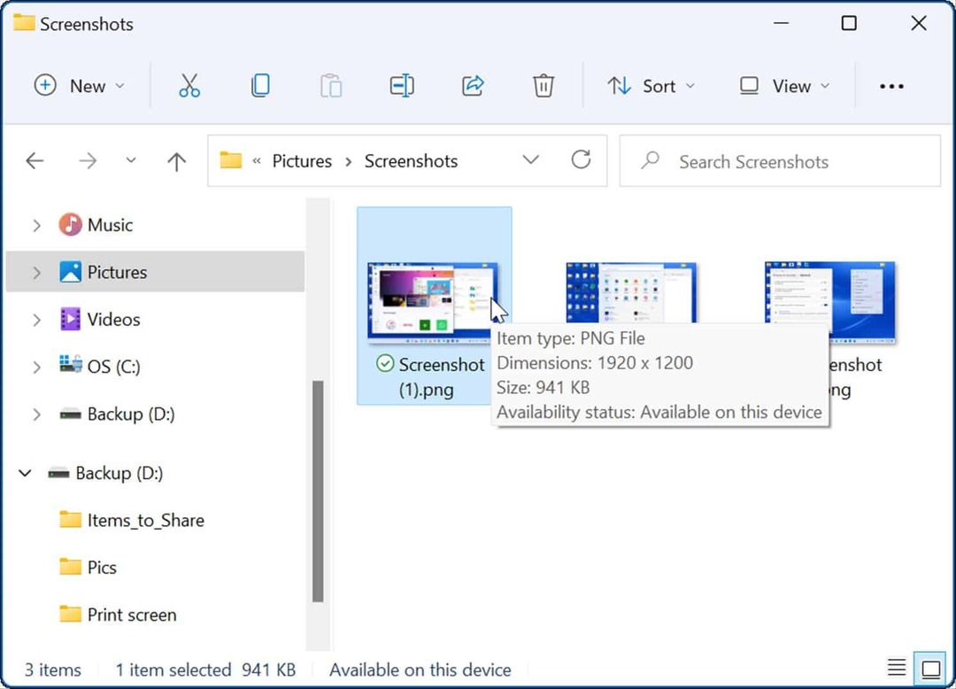ekran görüntüsünü kaydet Resimler Windows 11'de ekran görüntüsü alır
