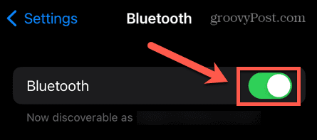 iphone bluetooth açık