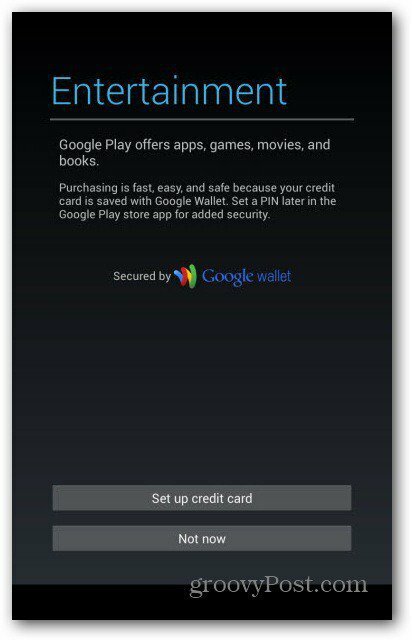 Nexus 7 kullanıcı hesapları - Google Cüzdan