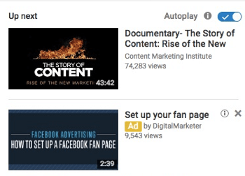  Sponsorlu video olarak YouTube reklamınız.