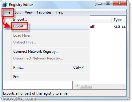 Windows 7 ve Vista kayıt defteri verme