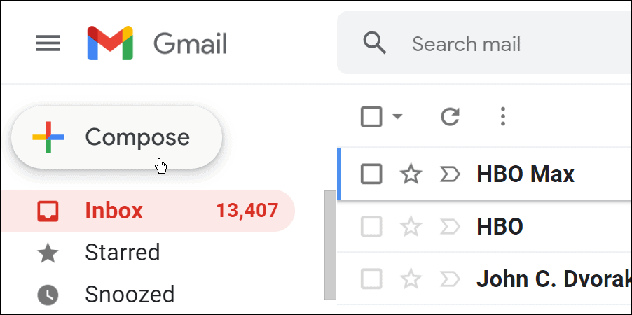 gmail'de bir grup e-posta listesi oluştur