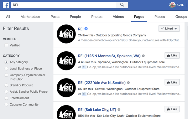Facebook konum sayfaları, insanların yakındaki mağazaları ve ofisleri bulmasını kolaylaştırır.