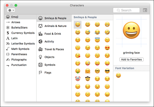 emoji macos klavyesini etkinleştir
