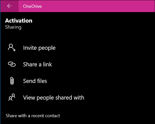 OneDrive uygulama pencereleri 10 8