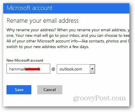 Hotmail Adresini Yeniden Adlandır 4