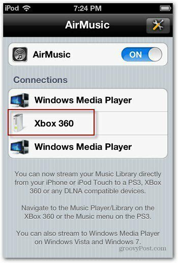 AirMusic Bağlantıları