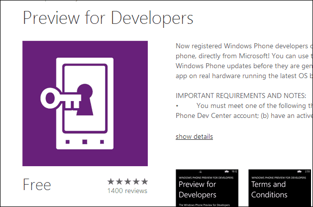 Geliştiriciler için Önizleme ile Windows Phone 8.1 Güncelleştirmelerini Erken Edinme