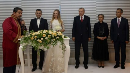 Cumhurbaşkanı Erdoğan 2 çiftin nikahına katıldı
