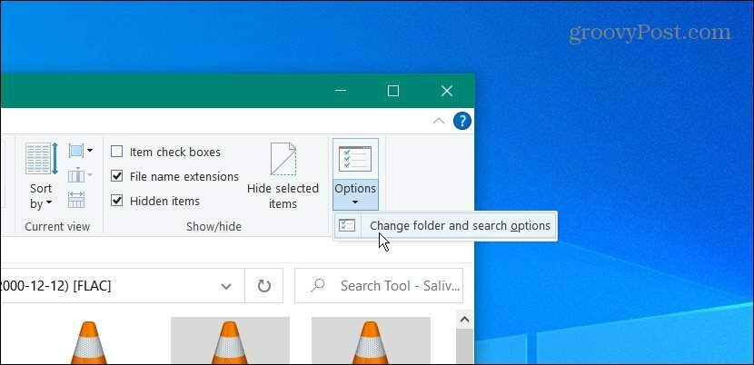 Windows 10 Dosya Gezgini Seçenekleri