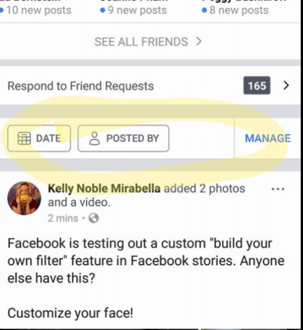 Facebook, sizin, arkadaşlarınız veya herkes tarafından oluşturulan gönderileri aramak, filtrelemek ve yönetmek için kolay bir yol sunuyor gibi görünüyor.