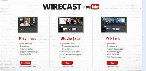 youtube wirecast
