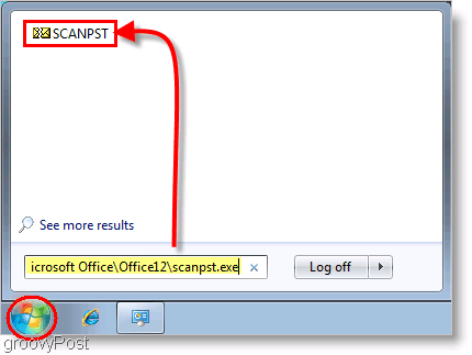 Ekran Görüntüsü - Outlook 2007 SCANPST Onarım Aracı Lansmanı