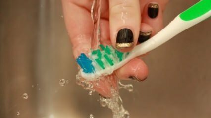 Diş fırçası temizliği nasıl yapılır?