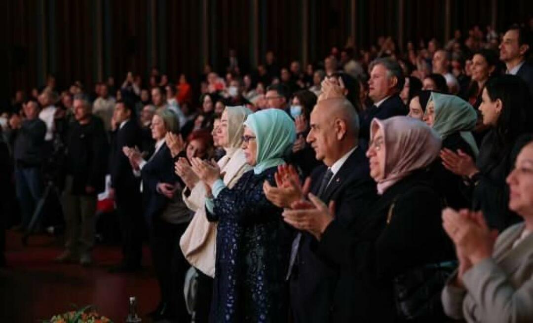 Emine Erdoğan Beştepe Kongre ve Kültür Merkezimizde "Turandot" operasını izledi!