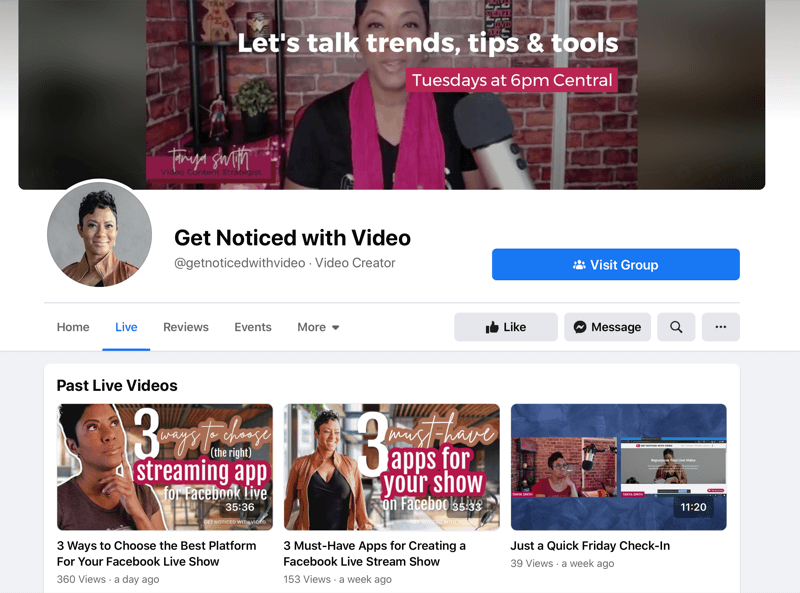 @ getnoticedwithvideo'nun YouTube kanalı açılış sayfasının, çevrimiçi video için geçerli olan ipuçları, püf noktaları ve trendlerle ilgili çeşitli videolar içeren ekran görüntüsü