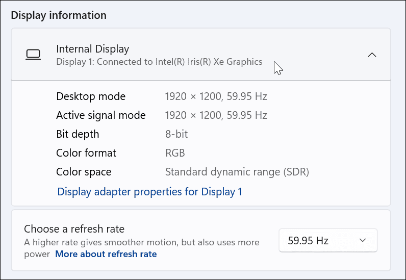 Windows 11'de Grafik Kartınızı Kontrol Edin