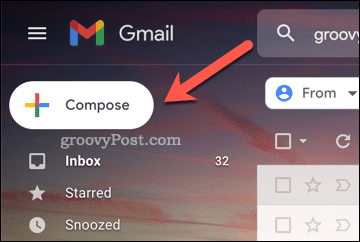 Gmail Oluştur düğmesi